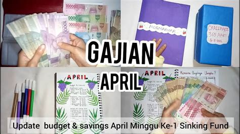 GAJIAN APRIL 2022 L BUDGET WITH ME L CARAKU MENGATUR KEUANGAN RUMAH