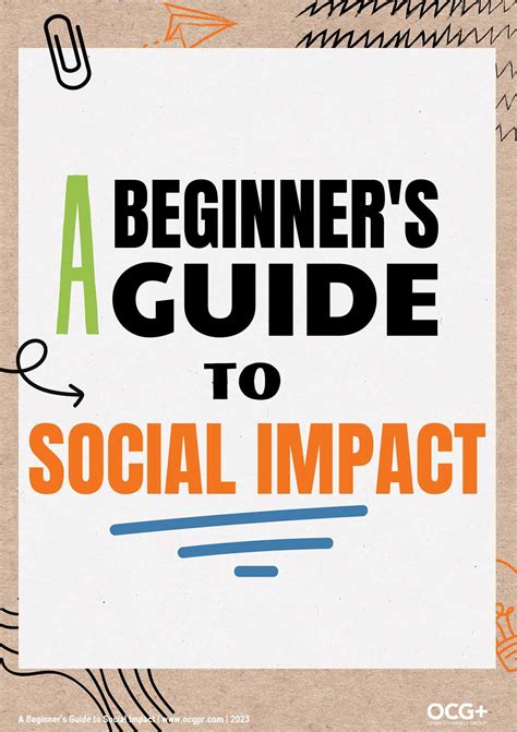 A Beginners Guide To Social Impact Ocg Open Channels Group