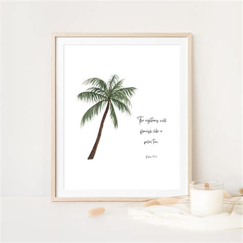 Psalm The Righteous Will Flourish Like Palm Trees Bible Verse