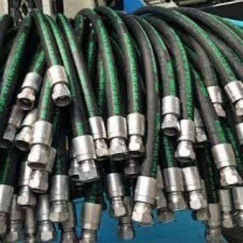 Round 1 2 Inch Hydraulic Hose Pipe R1 For Industrial High Tensile