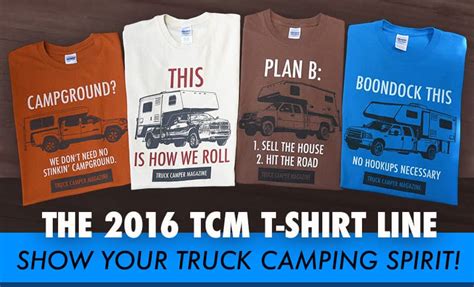 Truck Camper T Shirt Line Announced