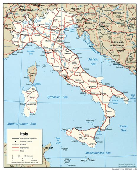 italya haritası detaylı - Yerbilgisi