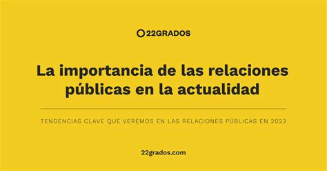 La Importancia De Las Relaciones Públicas En La Actualidad — Marketing