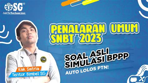 Bahas Soal Penalaran Umum Utbk Snbt Soal Asli Simulasi Bppp Auto