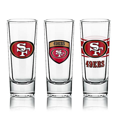 Nfl Shot Glasses 6 Pack Set San Francisco 49ers