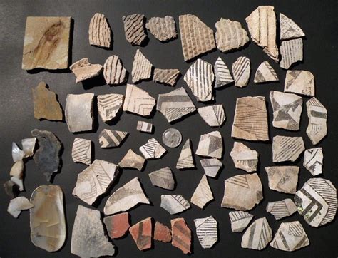 Native American Pottery Shards Artifacts 50 Rare 800 Year Old