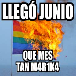 Meme Personalizado LLEGÓ JUNIO QUE MES TAN M4R1K4 33103707