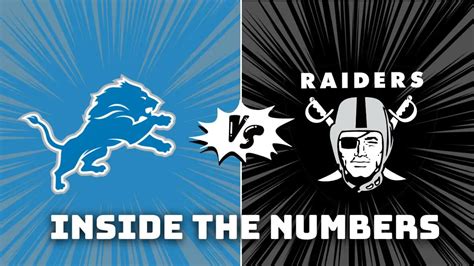 Detroit Lions vs. Las Vegas Raiders: Inside the Numbers - Detroit Sports Nation