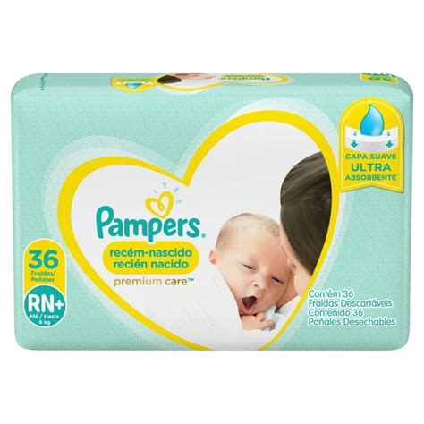 Pañales Pampers Premium Care Rn X36 — Coral