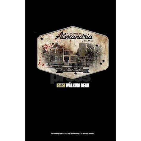 Twd Alexandria Journal by The Walking Dead T-Shirts from Gold Label ...