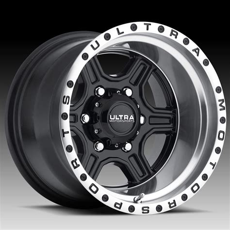 Ultra 176 Vegabond Gloss Black Machined Custom Wheels Rims - 176BK ...