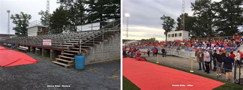 New Press Box & Grandstand Bleachers for Juniata High School in ...