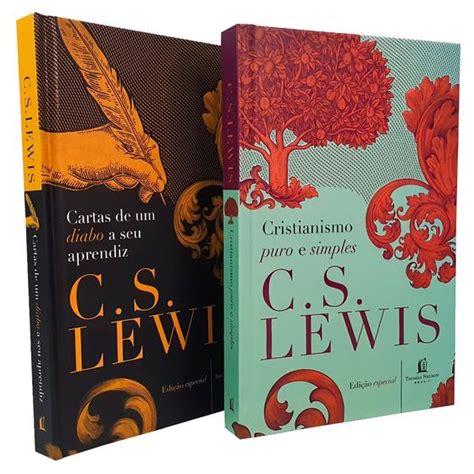 Kit C S Lewis Capa Dura 02 Livros Cristianismo Puro E Simples