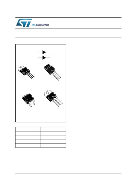 Stps Cg Tr Datasheet Pages Stmicroelectronics Power