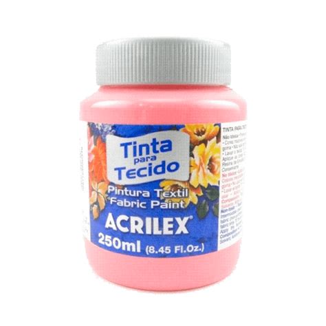 Tinta Para Tecido Ml Rosa Ch Acrilex Acrilex