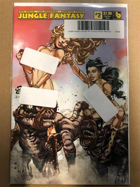 Jungle Fantasy Secrets 2 Luscious Nude Variant 2018 Comic Books