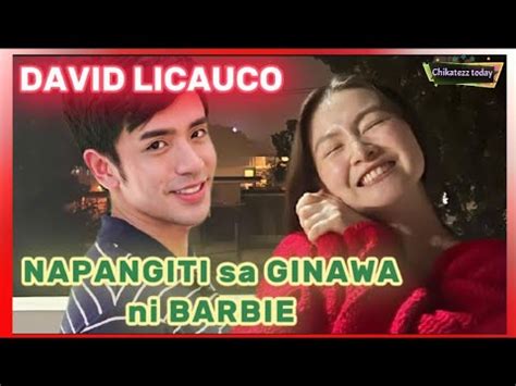 David Licauco Hindi Mapigilan Ang Ngiti Ng Gawin Ito Ni Barbie Forteza