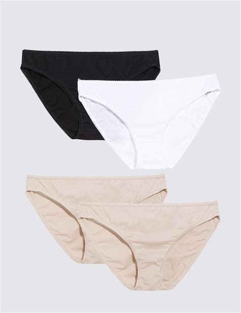 Saf Pamuklu lü Bikini Külot Seti Marks Spencer