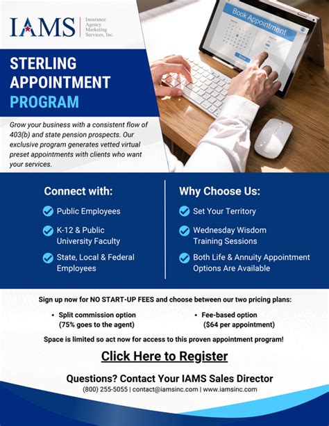 Sterling Appointment Program Insurance Agency Marketing Services