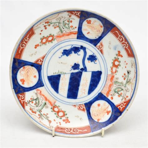 Prato Em Porcelana Japonesa Imari S C Xix