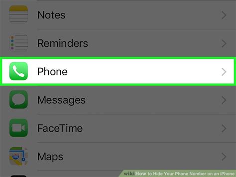 How To Hide Your Phone Number On An Iphone Steps