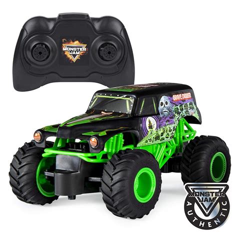 Official Grave Digger Remote Control Monster Truck, 1:24 Scale, 2.4 GHz ...