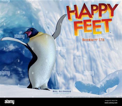 Mrs Astrakhan Poster Happy Feet 2006 Stock Photo Alamy