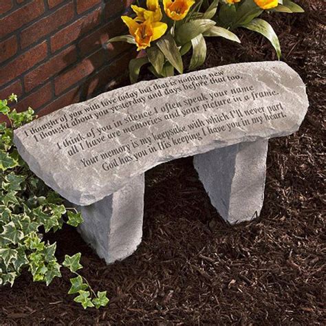 Design Toscano Your Memory Is My Keepsake Cast Stone Memorial Garden