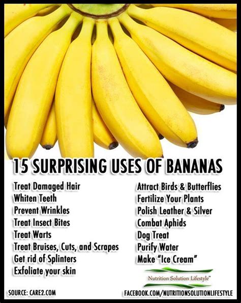 15 Surprising Uses For Bananas Courtesy Of Banana Benefits Banana Uses Banana