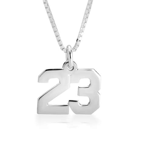 Number Necklace Necklace With Numbers