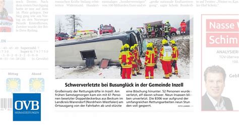 Schwerverletzte Bei Busunglück In Der Gemeinde Inzell Ovb Heimatzeitungen