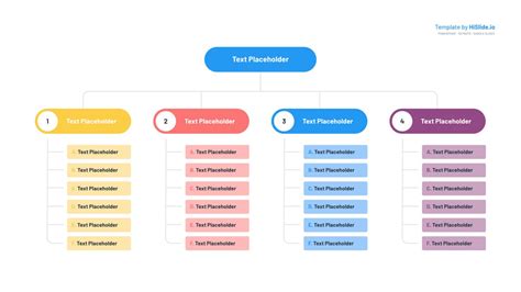 Creative Organizational Chart PPT Template - Free Download