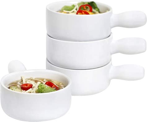 Amazon Gourmex French Onion Soup Bowls With Handles Stackable