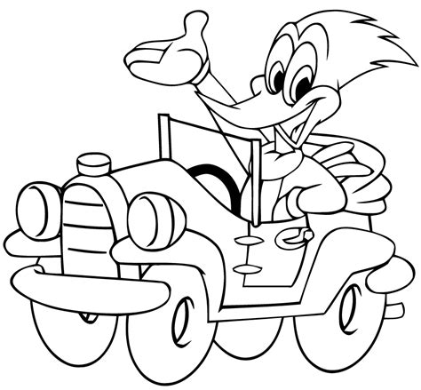 Woody Woodpecker Coloring Book Coloring Pages