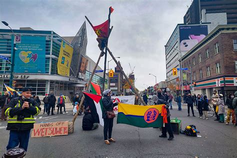 We Cant Wait Anymore Protestors Rally Against Coastal Gaslink