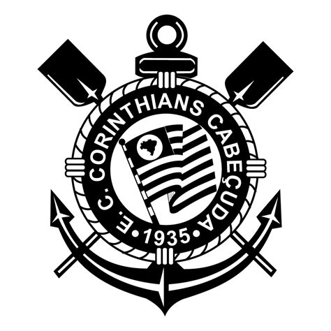 0 Result Images Of Escudo Corinthians Preto E Branco Png PNG Image