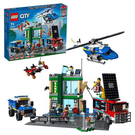 Лего Конструктор LEGO City Police Полицейская погоня в банке 60317 LEGO ...