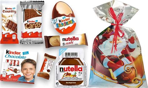 Paczka Słodyczy Kinder Mikołajki Zestaw na Mikołaja Prezent Ferrero 7