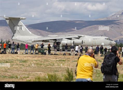 KONYA TURKIYE JUNE 30 2022 Pakistan Air Force Ilyushin IL 78M