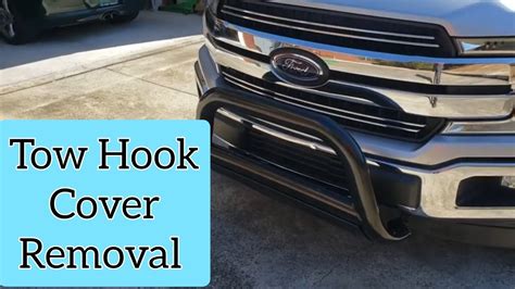 Tow Hook Cover Removal YouTube