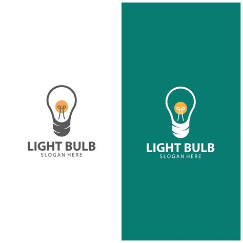 Light Bulb Logo Design 46019189 Vector Art At Vecteezy