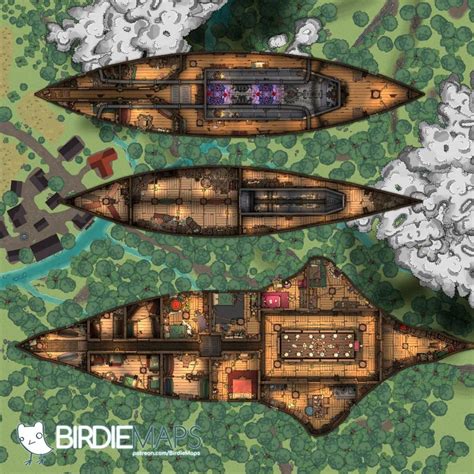 Complete Airship 70x50 Free Dndmaps