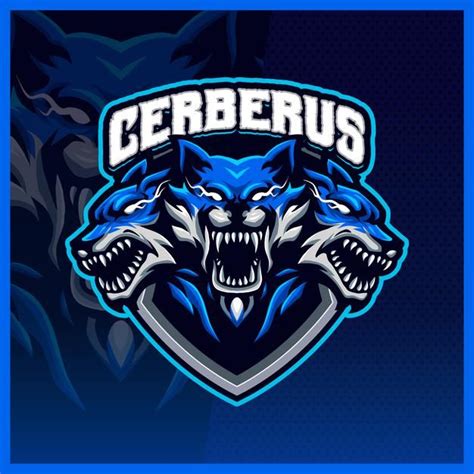 Premium Vector Cerberus Hellhound Mascot Esport Logo Design