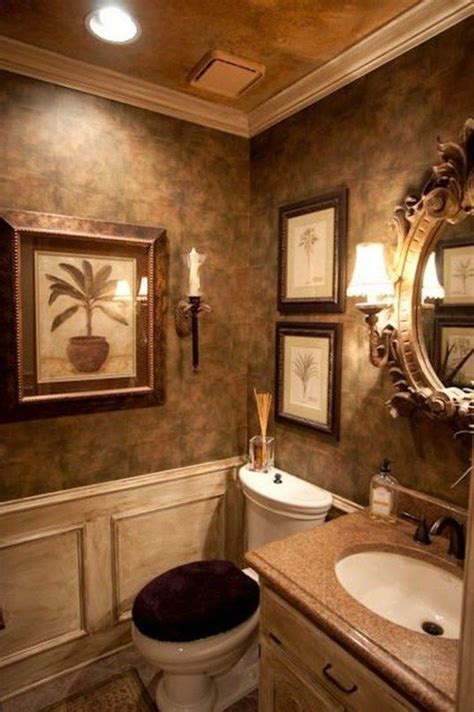 41 Half Bathroom Ideas For Beautiful Bathroom Design Tuscan Bathroom