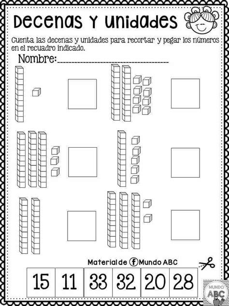 Pin De Lourdes Mata En Mate Decenas Y Unidades Matem Ticas De Primer