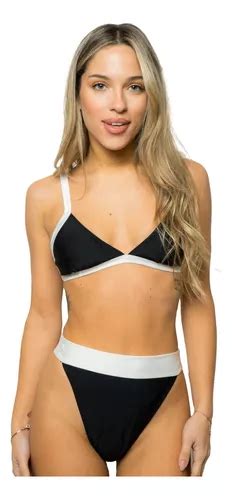 Bikini Traje De Ba O Mujer Ailyke Mallas Lycra Top Colaless