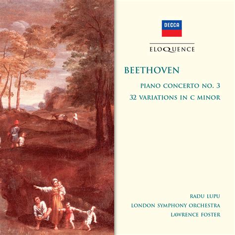 Beethoven: Piano Concerto No. 3; 32 Variations in C minor - Eloquence ...