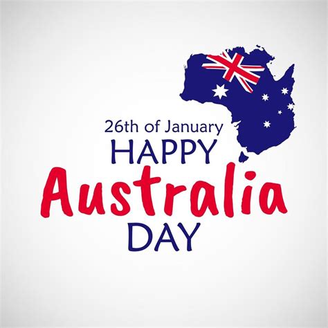 26 January Happy Australia Day. Vector Illustration 3355312 Vector Art ...