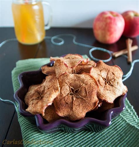 Cinnamon Apple Chips Cinnamon Apple Chips Snack Recipes Yummy Snacks