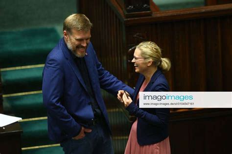 The Th Sitting Of The Sejm In Warsaw Adrian Zandberg Barbara Nowacka